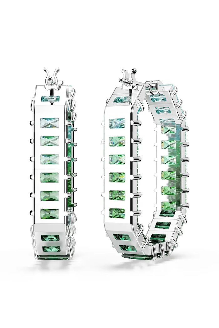 Cercei MATRIX Swarovski 5705787 verde