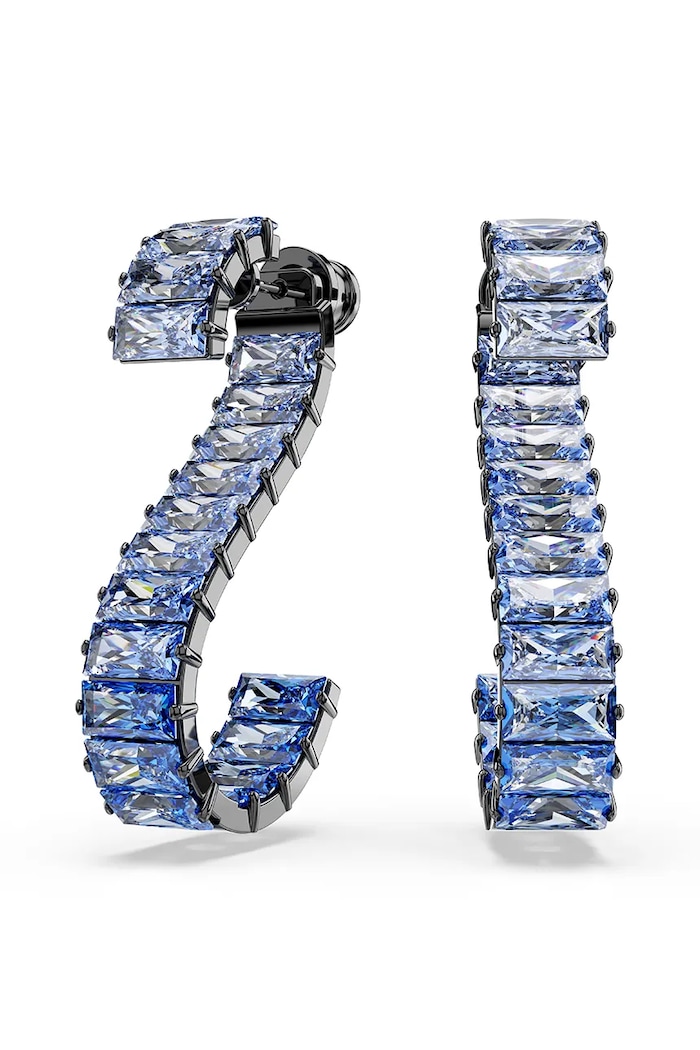 Swarovski cercei MATRIX Cristal Swarovski bleumarin 5705780