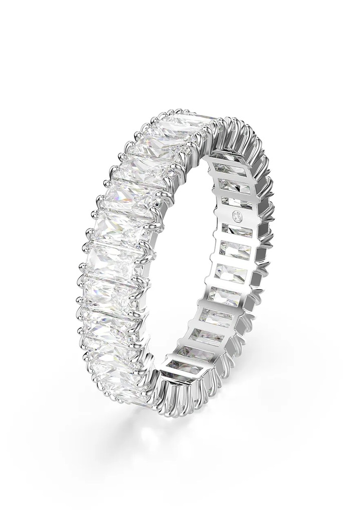 Prsteň Swarovski MATRIX 5714332 strieborná AA00