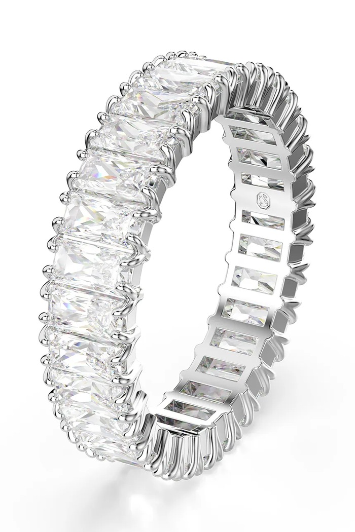 Prsteň Swarovski MATRIX 5714336 strieborná AA00