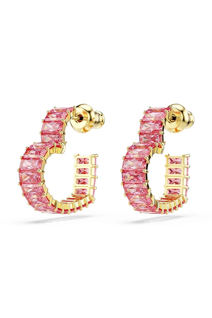 Accesorii Swarovski cercei MATRIX 5706340 roz