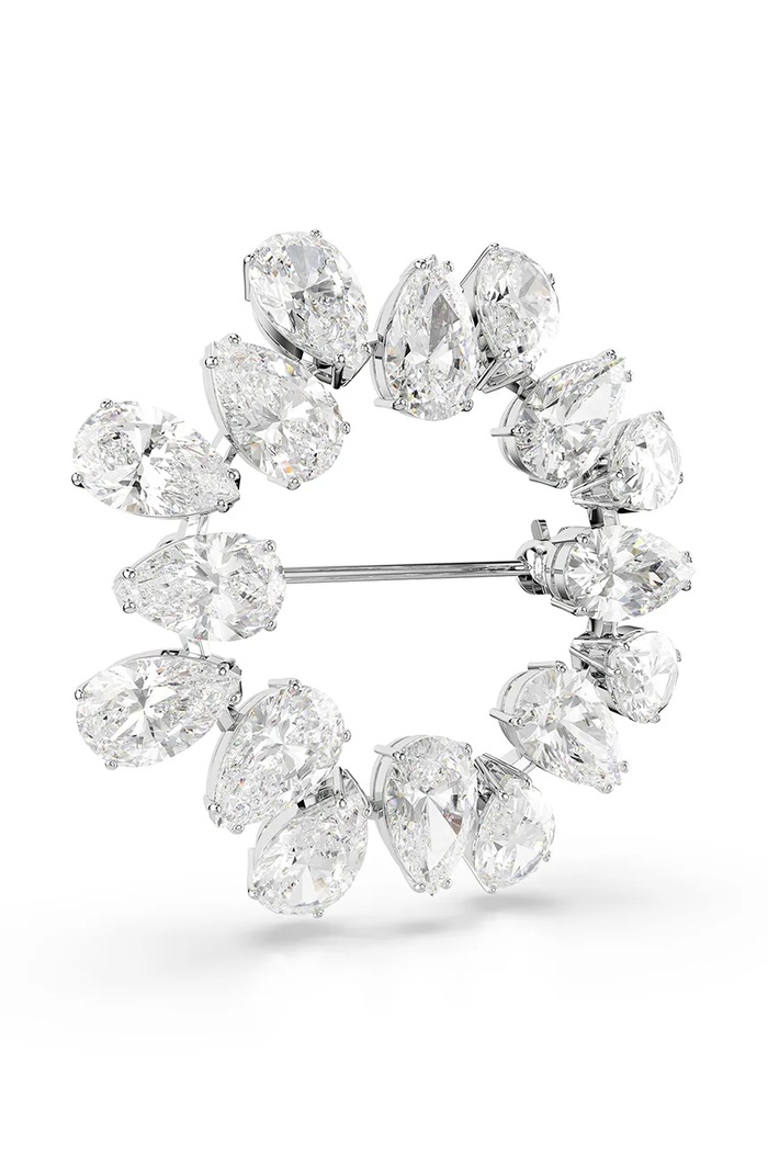 Accesorii Swarovski Brosa MATRIX 5714646 argintiu