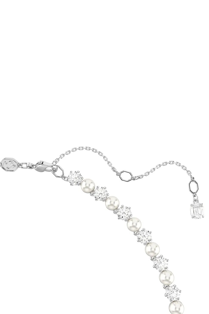 Swarovski naszyjnik MATRIX srebrny 5689623
