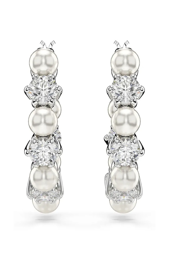Swarovski cercei MATRIX Cristal Swarovski argintiu 5709256