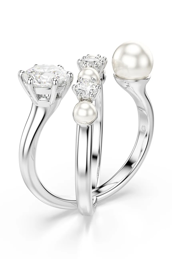 Prsten Swarovski MATRIX 5705612 srebrna SS25
