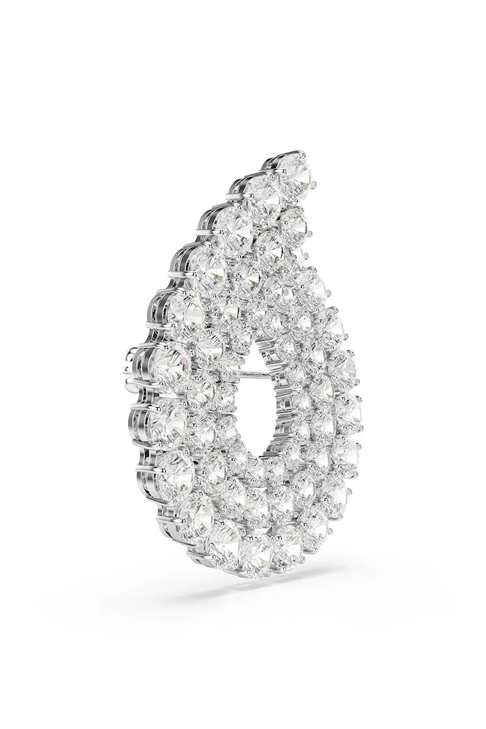 Swarovski brosa MATRIX argintiu 5714648
