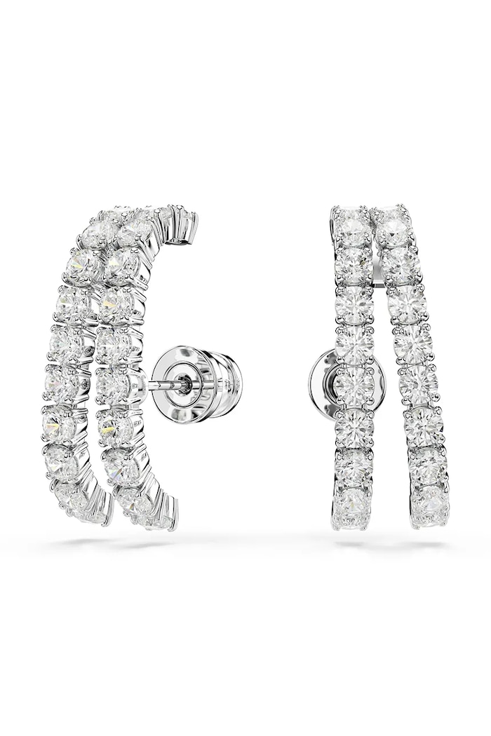 Swarovski cercei MATRIX Cristal Swarovski argintiu 5705835