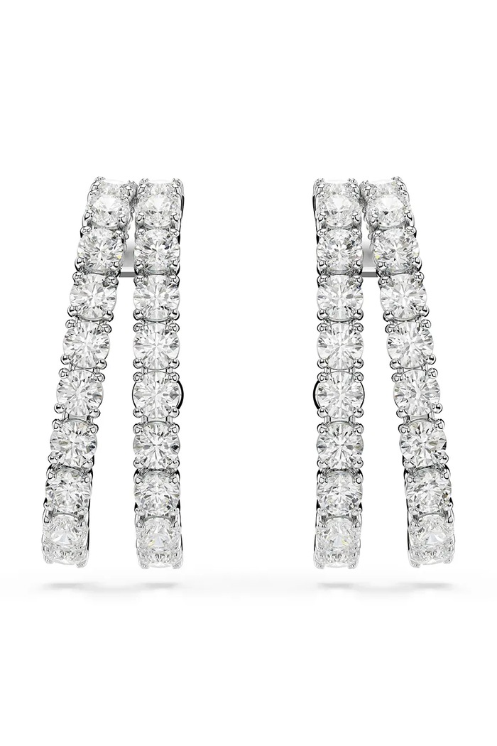 Swarovski cercei MATRIX 5705835 argintiu SS25