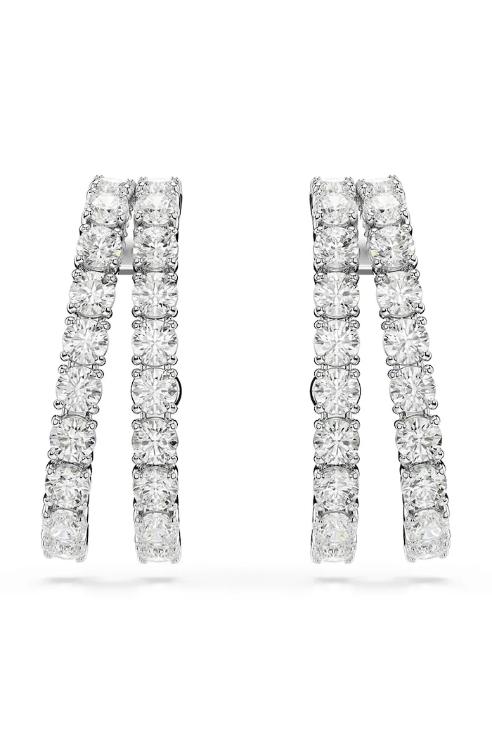 Swarovski cercei MATRIX 5705835 argintiu SS25