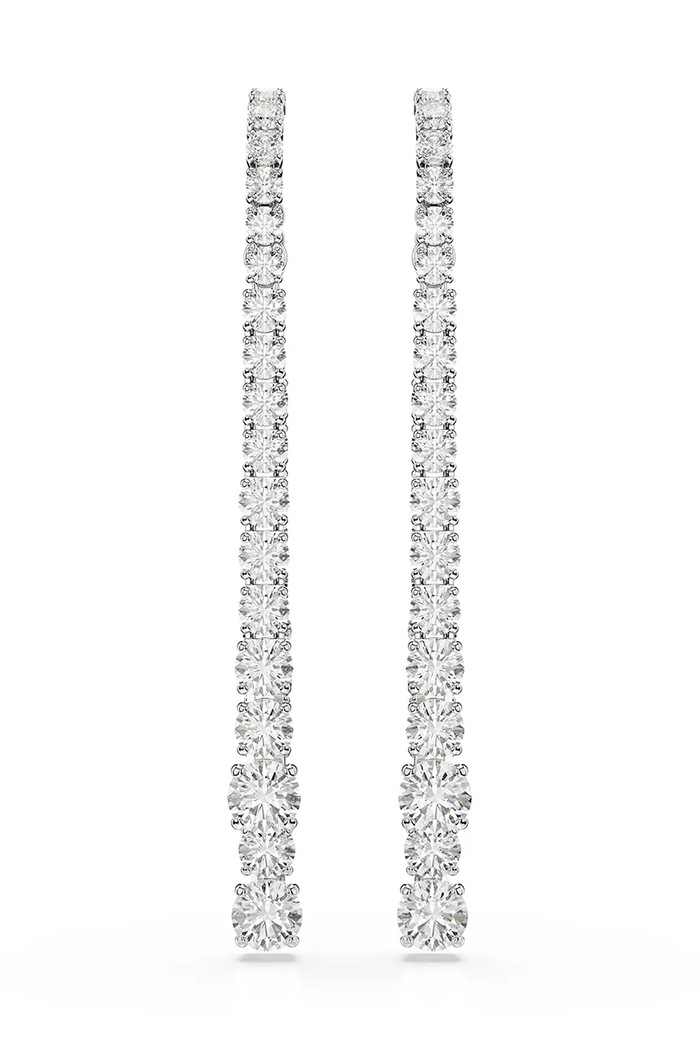 Swarovski kolczyki MATRIX kryształ Swarovskiego srebrny 5709257