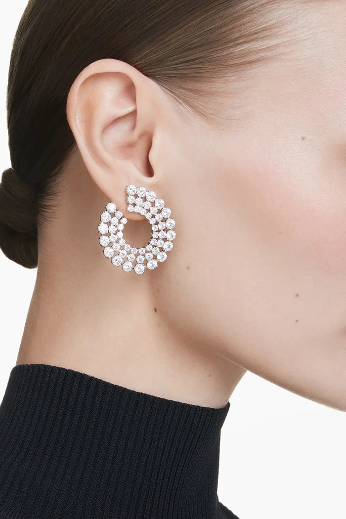 Σκουλαρίκια Swarovski MATRIX 5705834 ασημί
