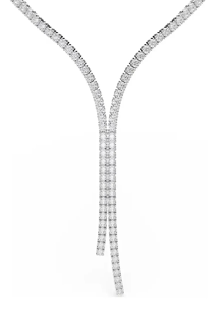 Swarovski colier MATRIX Cristal Swarovski argintiu 5707988