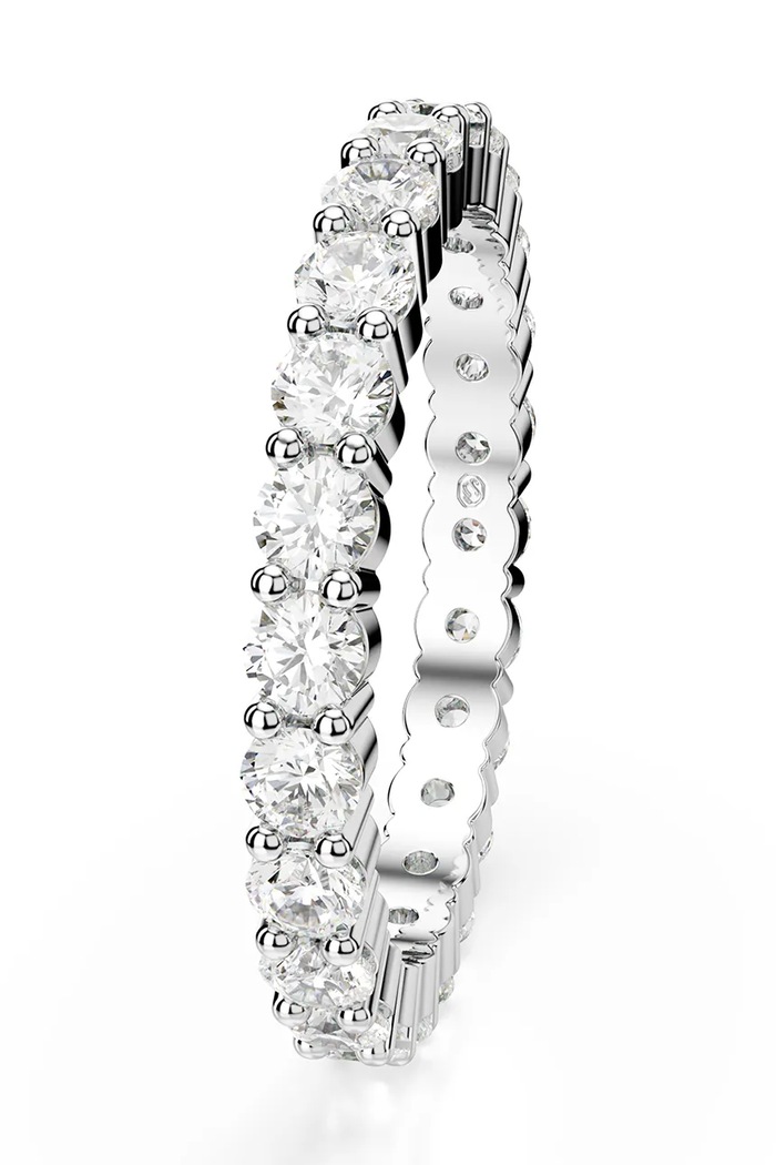 Doplnky Prsteň Swarovski MATRIX 5705604 strieborná