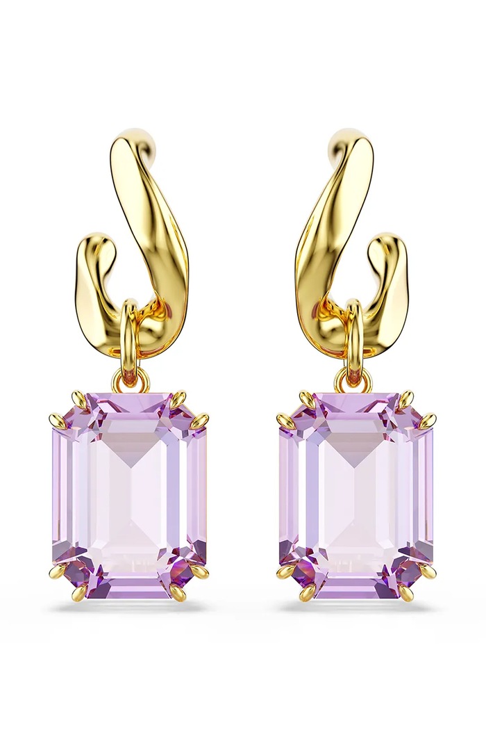 Náušnice Swarovski MILLENIA ostatné fialová 5694784