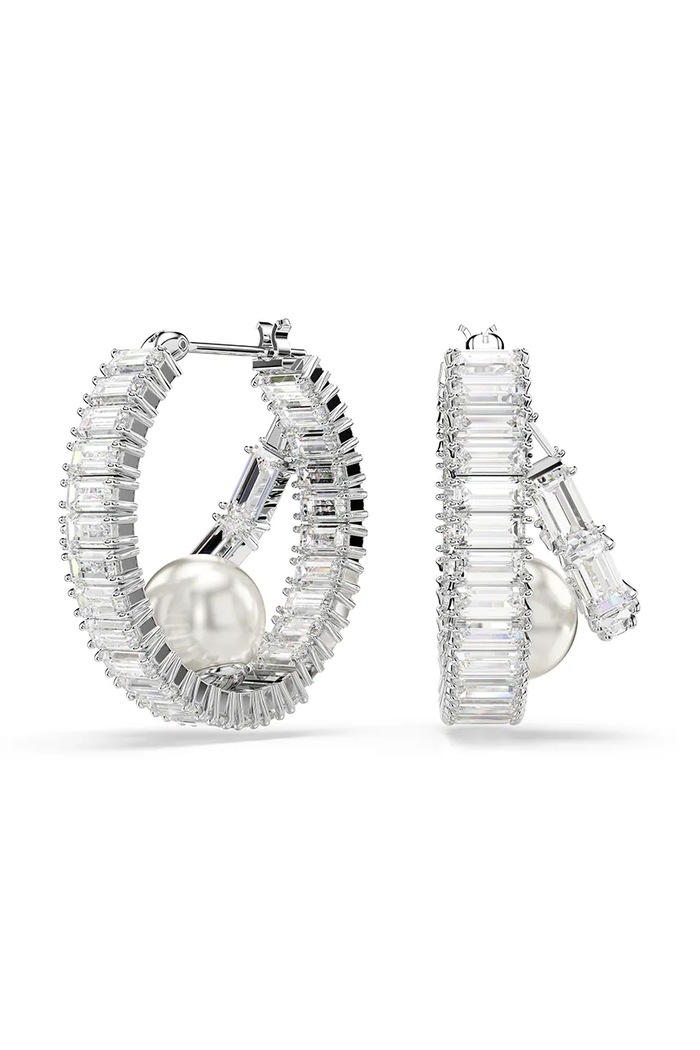 Swarovski kolczyki Ariana Grande x Swarovski kryształ Swarovskiego srebrny 5720868