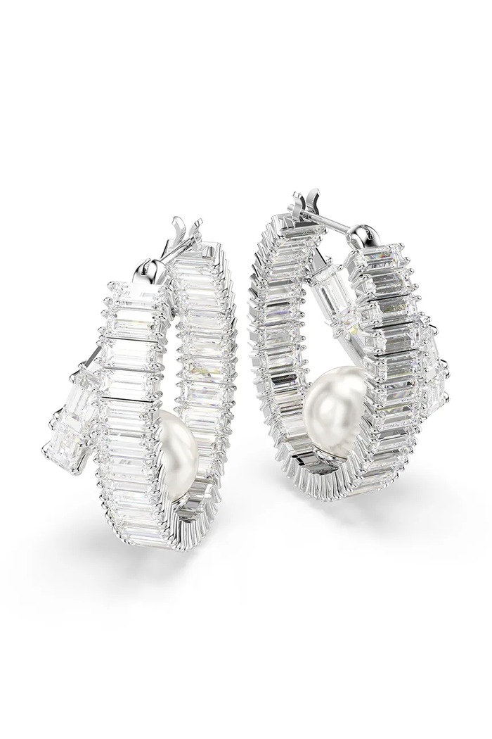 Akcesoria Swarovski kolczyki Ariana Grande x Swarovski 5720868 srebrny