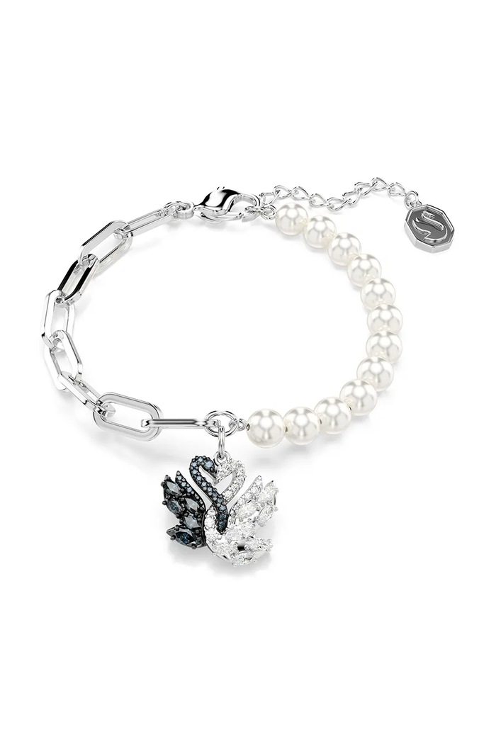 Swarovski bransoletka SWAN kryształ Swarovskiego srebrny 5705720