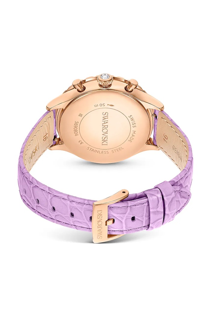 Swarovski óra OCTEA CHRONO lila, női, 5690804 | ANSWEAR.hu