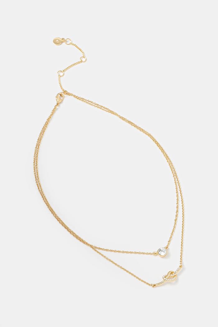Dkny colier zirconiu cubic aur 04N00308