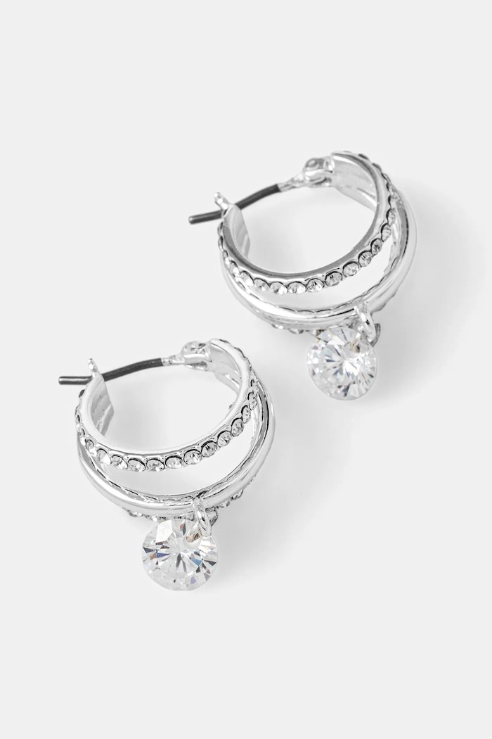Dkny cercei zirconiu cubic argintiu 04G00803