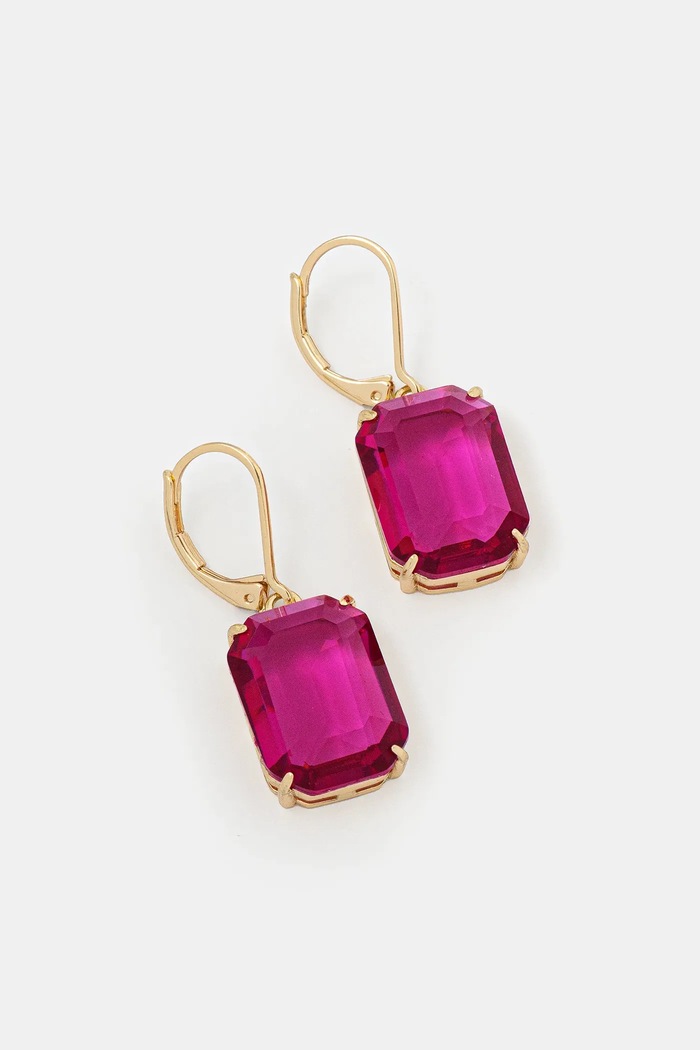 Náušnice Lauren Ralph Lauren zirkonie zlatá 14G01093