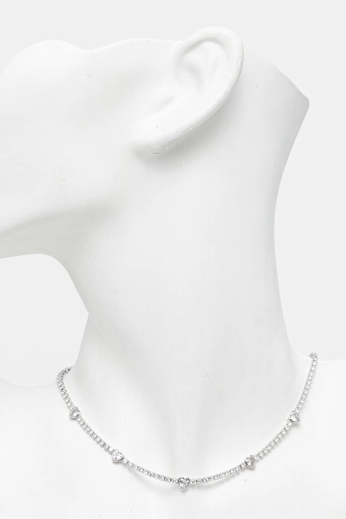 Accesorii Aldo colier SWEETHEARTS SWEETHEARTS.973 argintiu