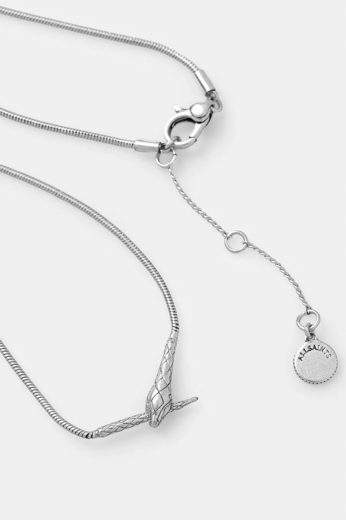 AllSaints colier 37514542SLV041 argintiu SS25