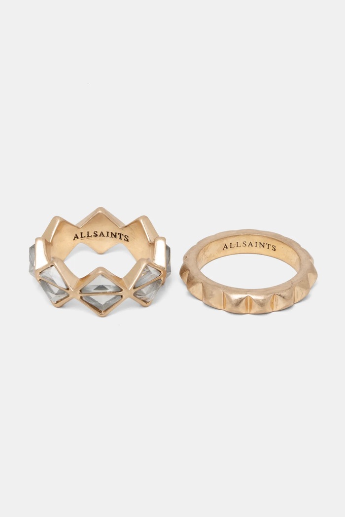 AllSaints inel aur 37514547BRS711