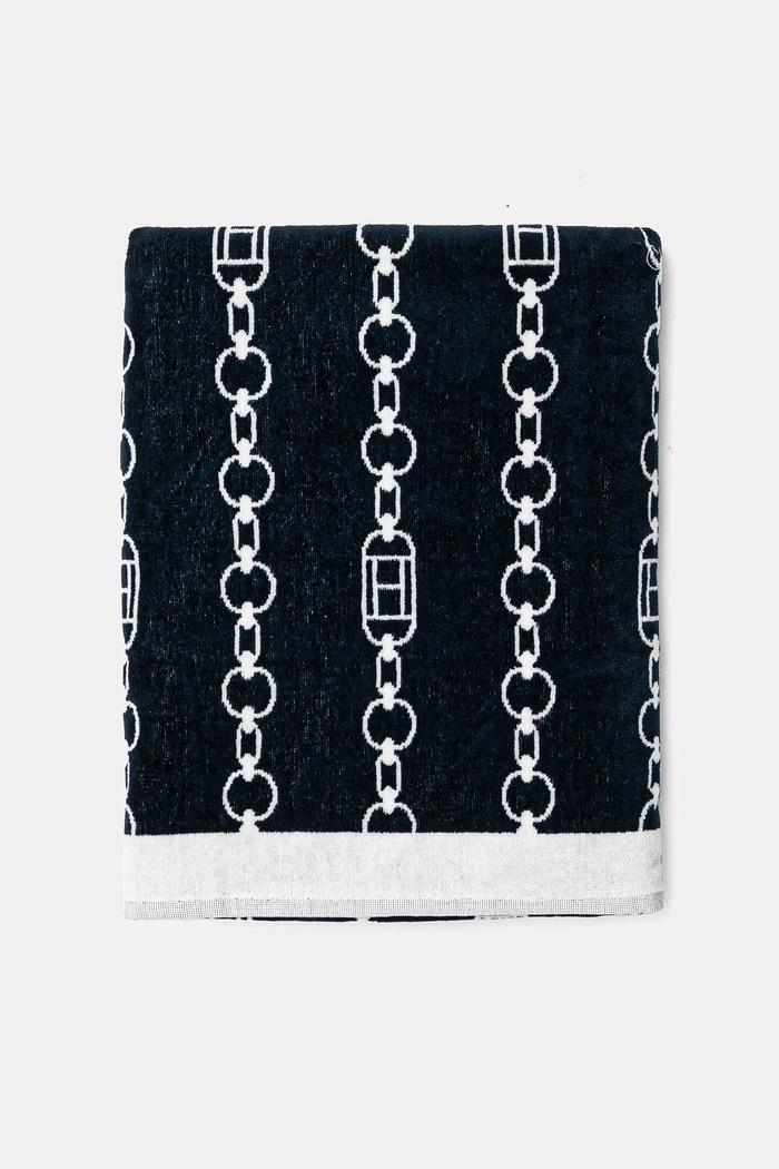 Πετσέτα Tommy Hilfiger UU0UU00107 σκούρο μπλε SS25