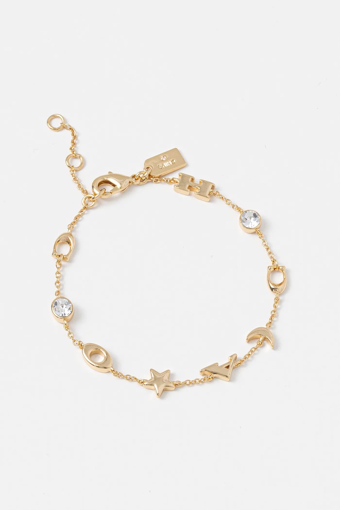 Coach bransoletka Gift Box złoty 37518471GLD110