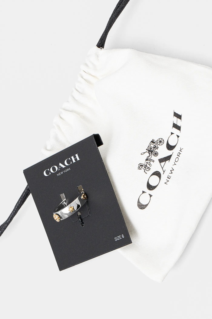 Accesorii Coach inel 37517780TWO975 argintiu