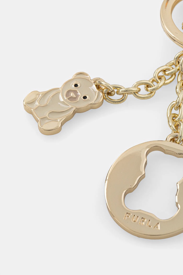 Μπρελόκ Furla WR00796.MES000.1704S μπεζ SS25