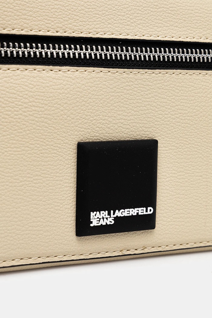 Geantă Karl Lagerfeld Jeans A2W30150 bej
