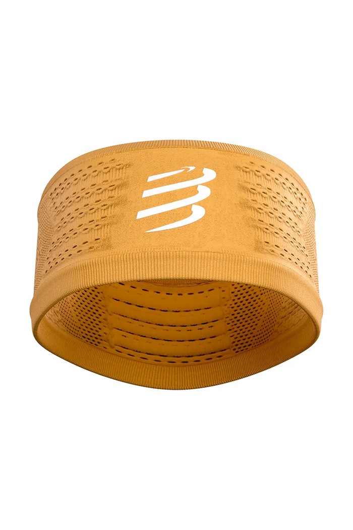 Compressport opaska na głowę damska On/Off XBNU390 żółty SS26