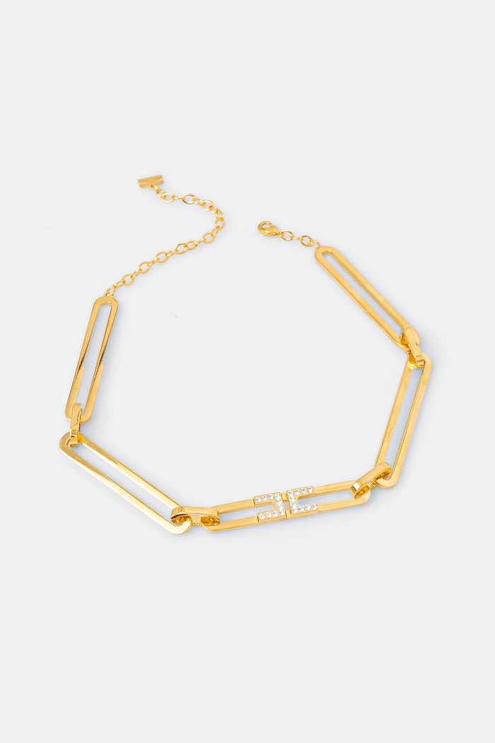 Elisabetta Franchi colier zirconiu cubic aur CO04M52E2