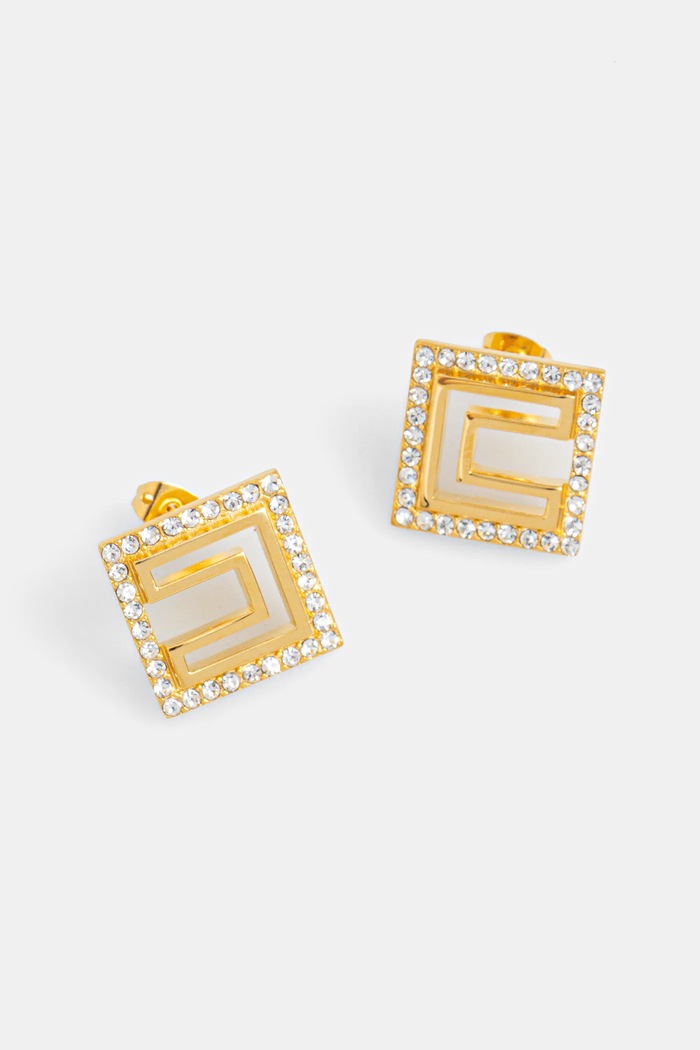 Elisabetta Franchi Cercei aur OR58A52E2