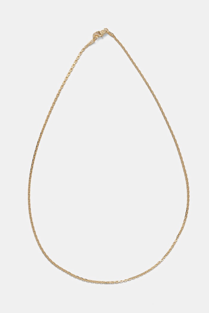 HATTON LABS collana placcata oro Mini Anchor Chain argento giallo HL.W4.386.GL