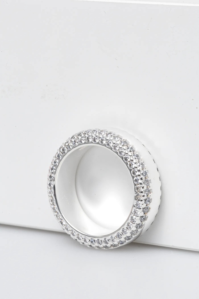 Srebrni prsten HATTON LABS Rumba Ring HL.S5.292.01 srebrna SS25