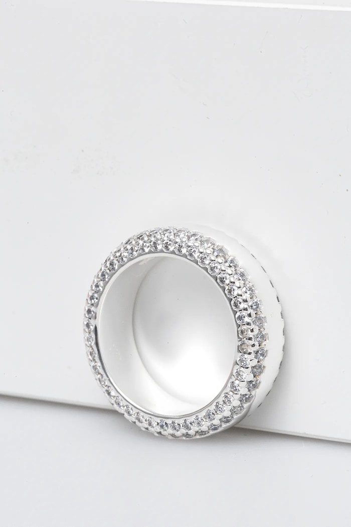 Srebrni prsten HATTON LABS Rumba Ring HL.S5.292.01 srebrna SS25