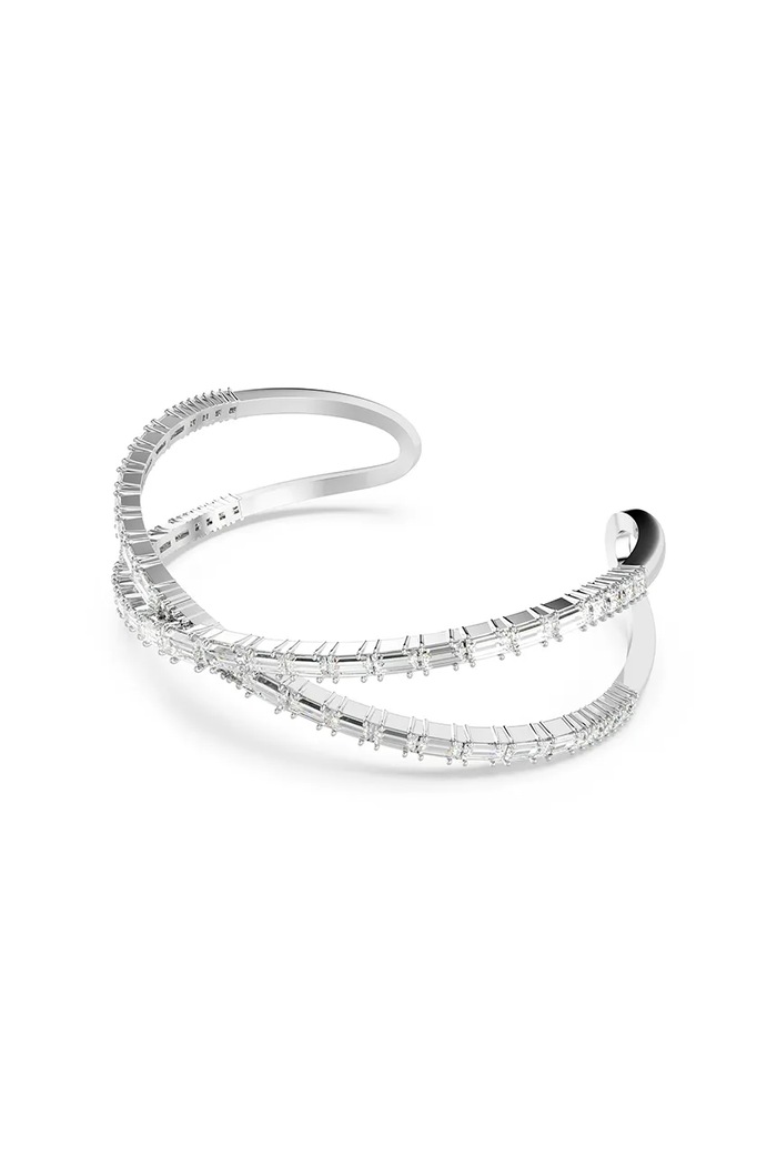 Swarovski Bratara HYPERBOLA 5677625 argintiu SS25