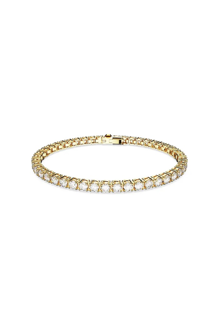 Swarovski bransoletka MATRIX kryształ Swarovskiego złoty 5657663