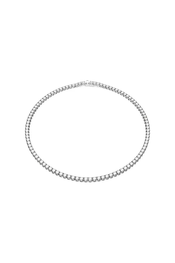 Swarovski colier MATRIX Cristal Swarovski argintiu 5681801