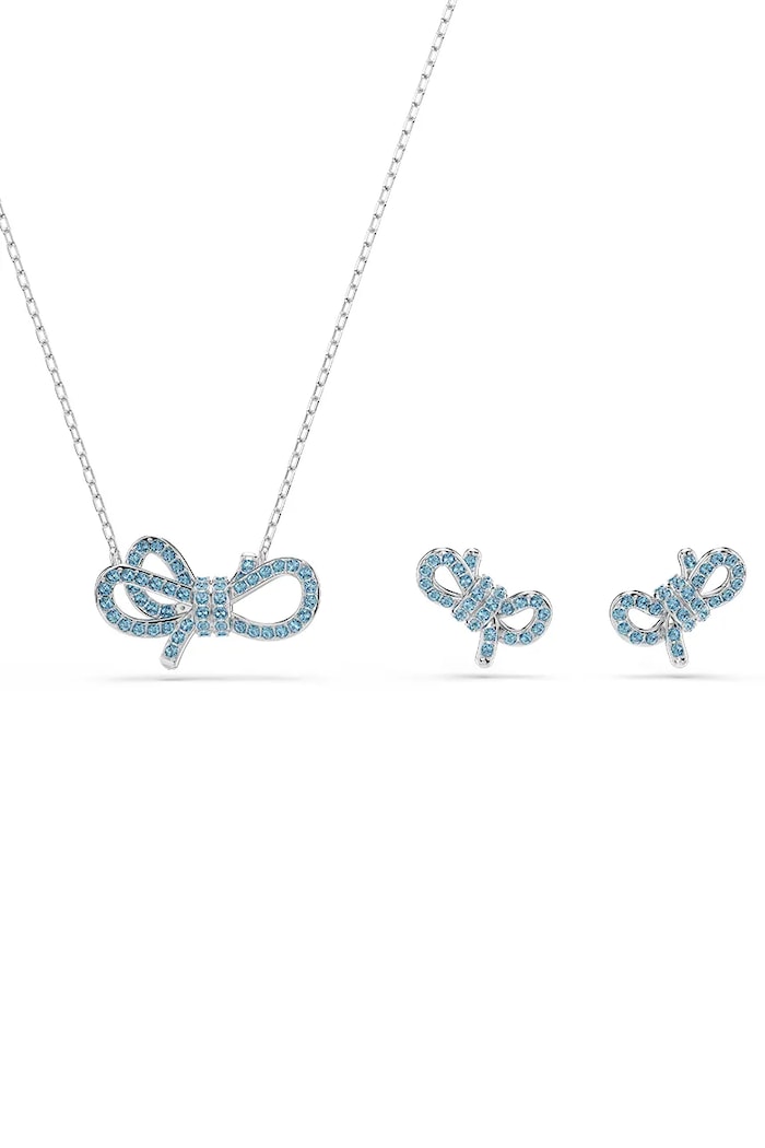 Swarovski colier si cercei 2-pack argintiu 5723554