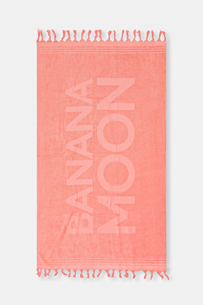Banana Moon ręcznik bawełniany Towely 100 x 180 cm pomarańczowy POPSY.TOWELY