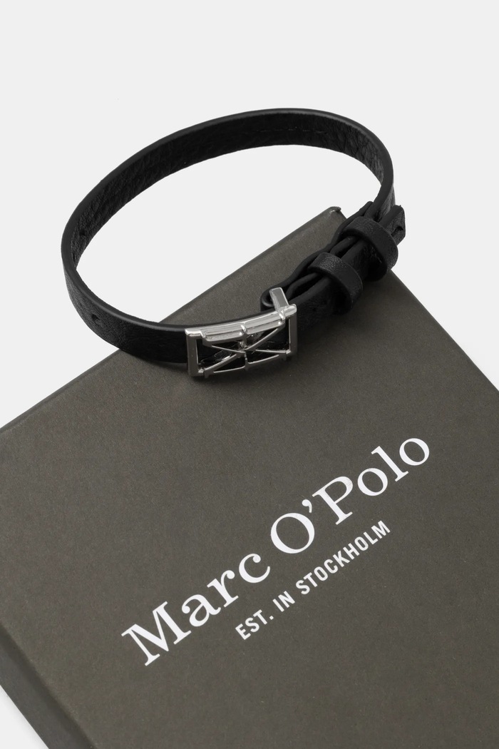 Akcesoria Marc O'Polo bransoletka skórzana 50219901001110 czarny