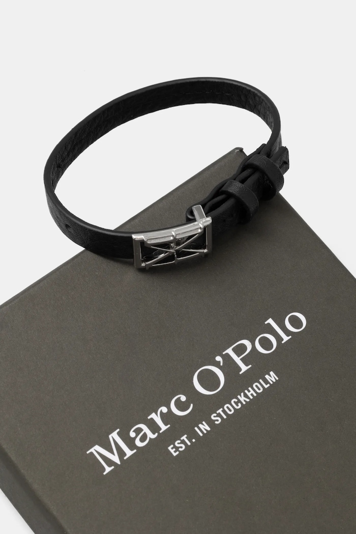 Akcesoria Marc O'Polo bransoletka skórzana 50219901001110 czarny