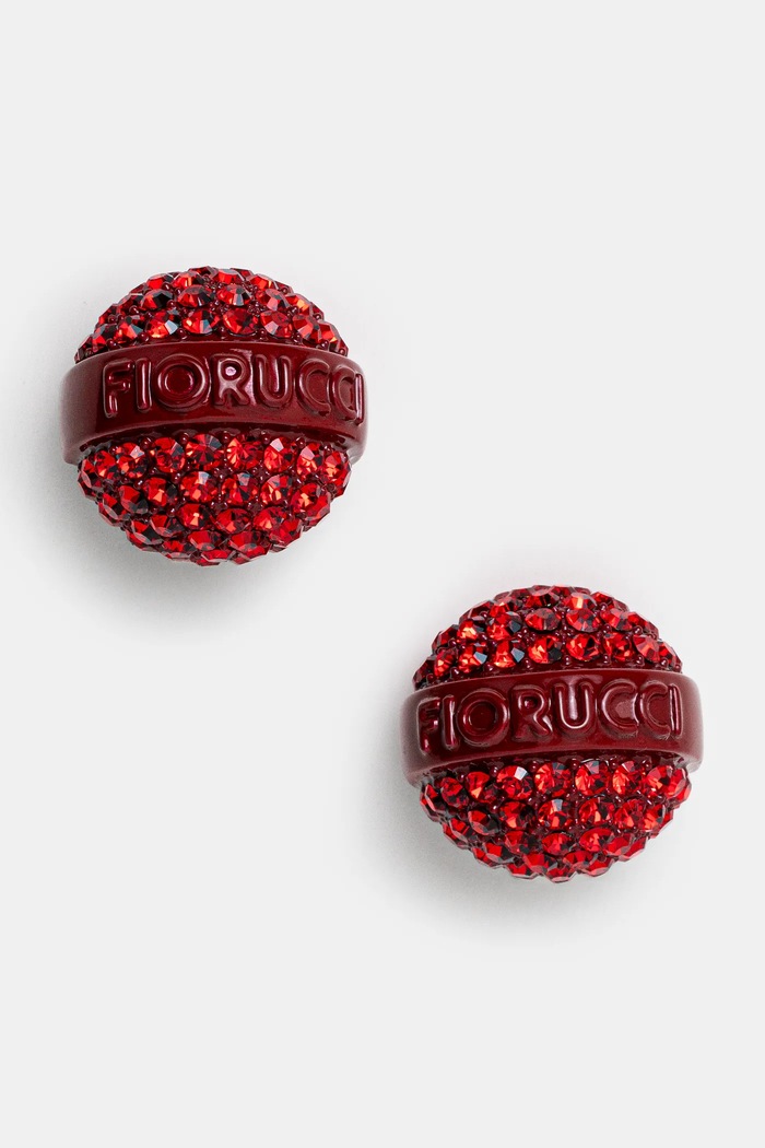 Fiorucci klipsz fülbevaló Mini Crystal Lollipop Gift Box piros U01FMAJE145MT04RD01
