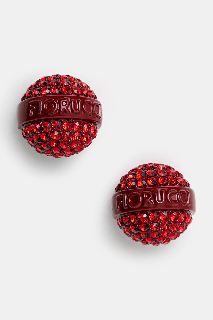 Fiorucci klipsz fülbevaló Mini Crystal Lollipop Gift Box piros U01FMAJE145MT04RD01