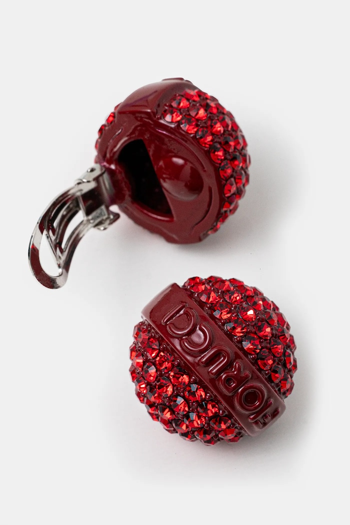 Fiorucci klipsz fülbevaló Mini Crystal Lollipop U01FMAJE145MT04RD01 piros SS25