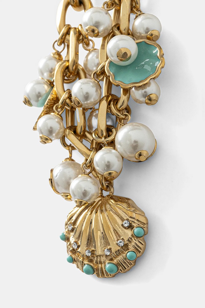 Guess bransoletka SEASHELL JUBB05.123JW złoty SS25